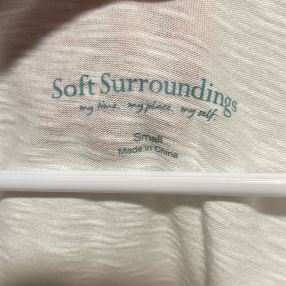 NWT Soft Surroundings Metaphor Tshirt White Small - Picture 6 of 7